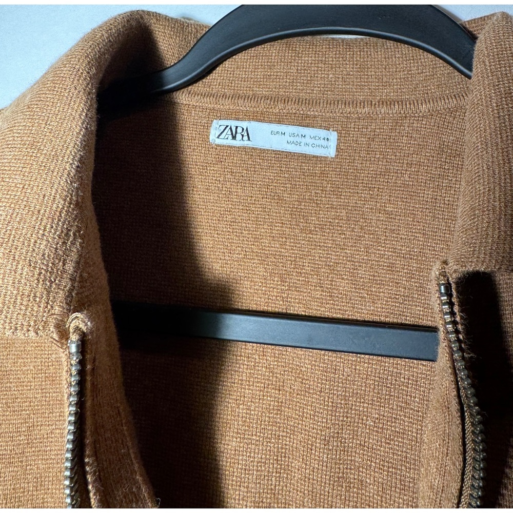 Zara Zip Up Bomber Jacket - Picture 2 of 5